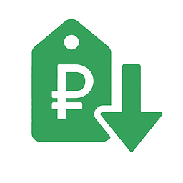 иконка низких цен на грузоперевозки